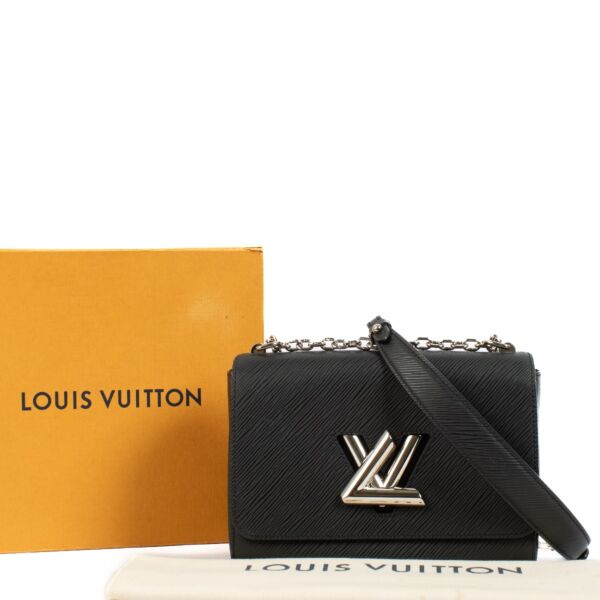 Louis Vuitton Black Epi Leather Twist MM Bag