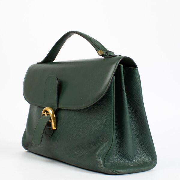Delvaux Green Brillant Briefcase
