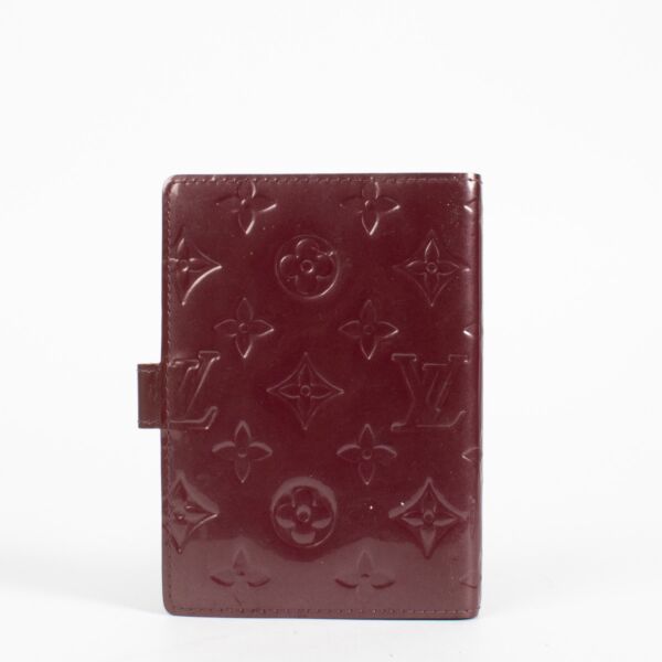 Louis Vuitton Purple Monogram Vernis Small Ring Agenda Cover