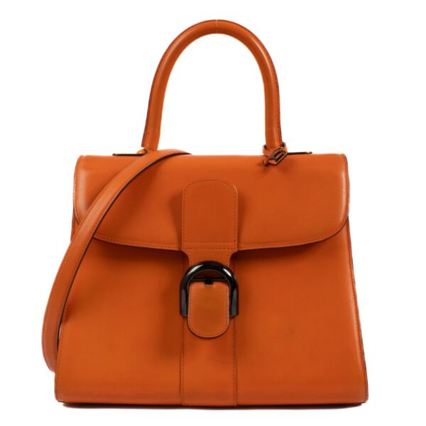 Delvaux Mandarine Box Calf Brillant MM