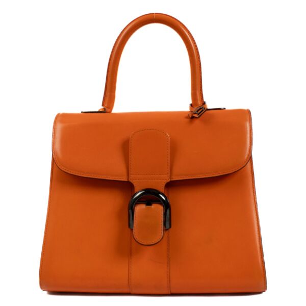 Delvaux Mandarine Box Calf Brillant MM