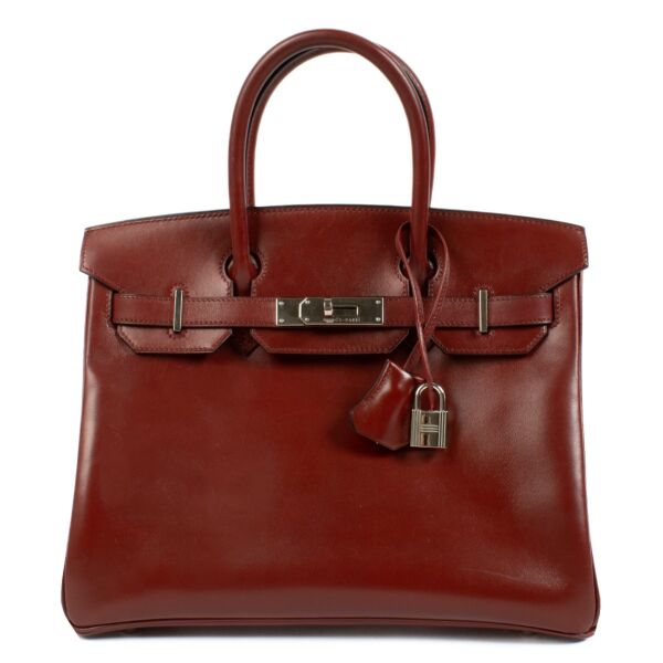 2003 Hermès Birkin 30 Rouge H Box PHW