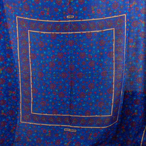 Hermès Blue Tabriz 140 Shawl