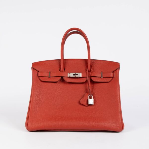 Hermès Birkin 35 Vermillon Togo PHW