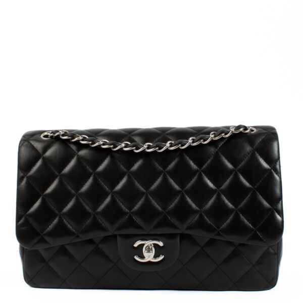 Authentic second hand Chanel Black Large Classic Bag on Labellov.com