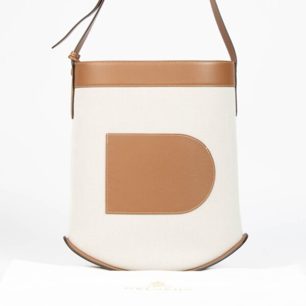 Delvaux Canvas/Leather Le Pin Shoulder bag
