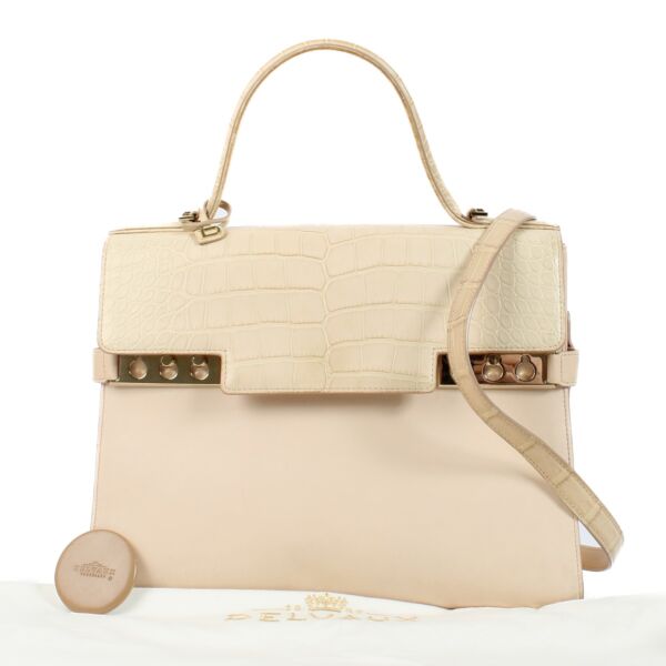 Delvaux Nude Alligator Dolce/Calf Souple Tempête GM