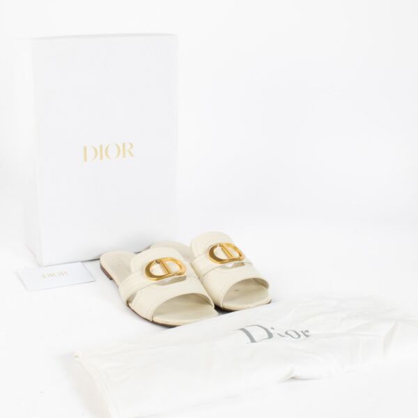 Christian Dior White Sandals - Size 37 1/2