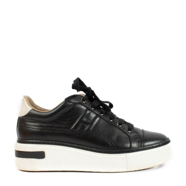 Hermès Black Polo Sneakers