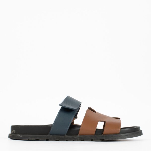 shop 100% authentic second hand Hermès Bicolor Chypre Sandals - Size 42 on Labellov.com