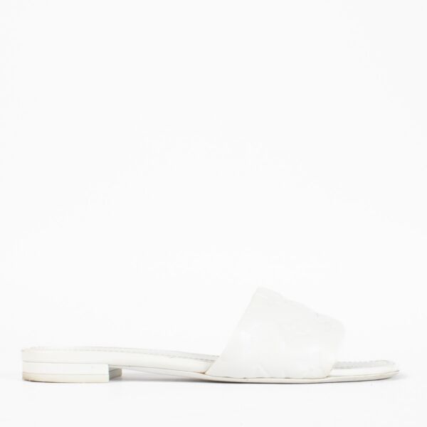 Louis Vuitton White Sandals - Size 38