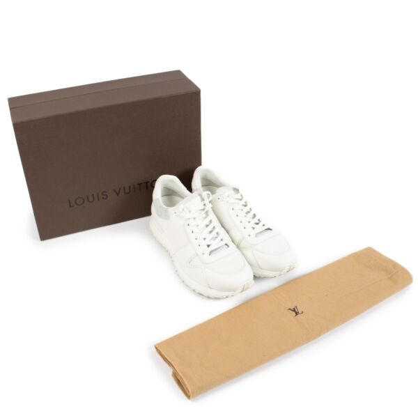Louis Vuitton White Run Away Sneakers - Size 42