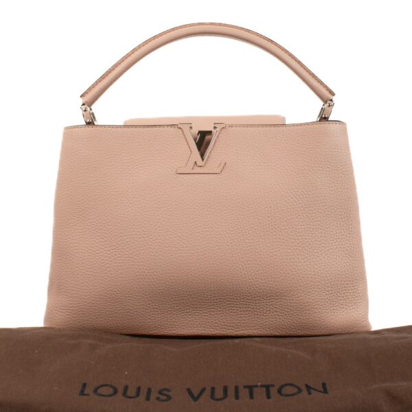 Louis Vuitton Magnolia Taurillon Capucines GM