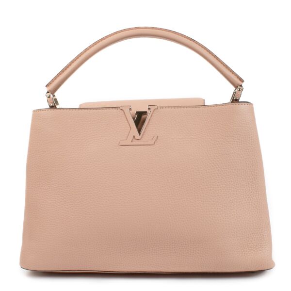 Louis Vuitton Magnolia Taurillon Capucines GM