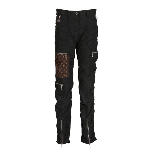 Louis Vuitton Black Monogram Pocket Cargo Trouser