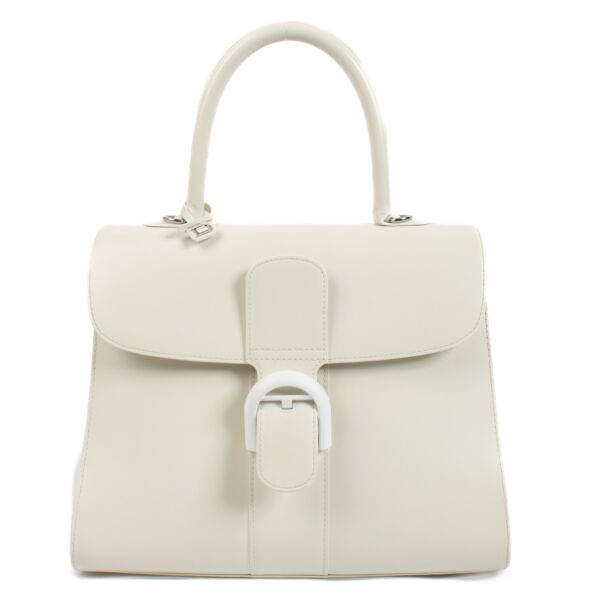 Buy authentic second hand Delvaux Ivory Box Calf Brillant MM at Labellov.com 