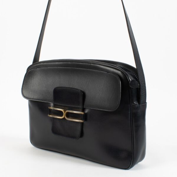 Delvaux Vintage Blue Crossbody Bag