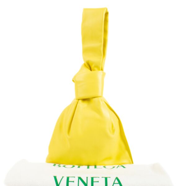 Bottega Veneta Sherbet Yellow Twist Mini Bag