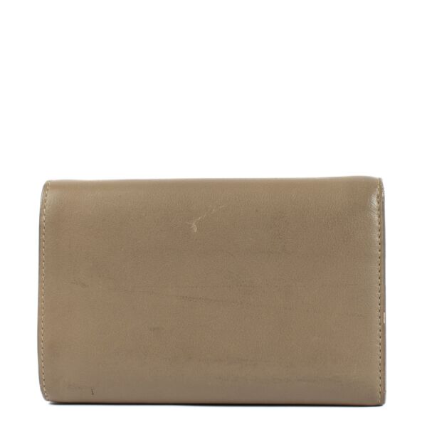 Delvaux Taupe Wallet