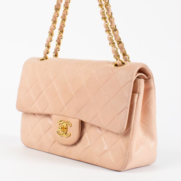 Chanel Vintage Pink Small Classic Flap Bag