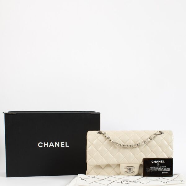 Chanel Pearly White Medium Classic 11.12 Bag