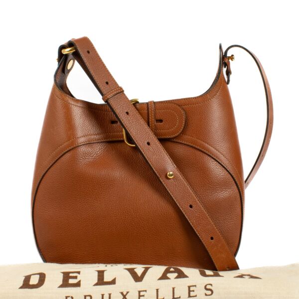 Delvaux Cognac Souverain Bag