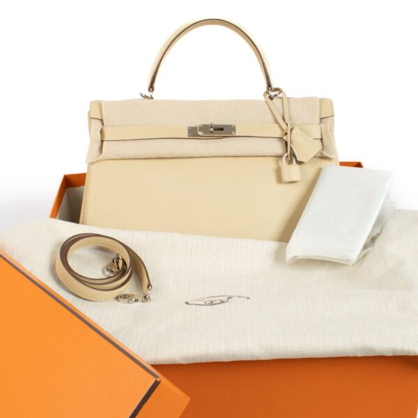 Hermès Kelly 35 Parchemin Togo PHW