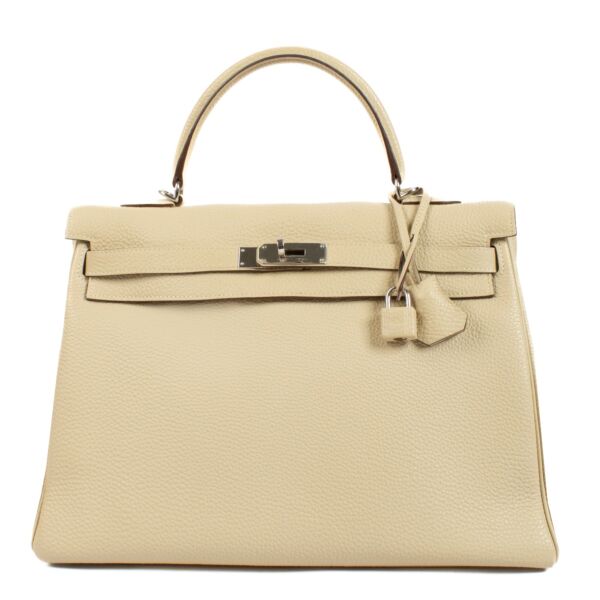 Hermès Kelly 35 Parchemin Togo PHW