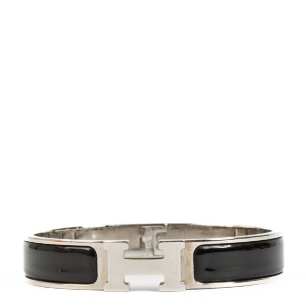 Hermès Black Clic H Bracelet