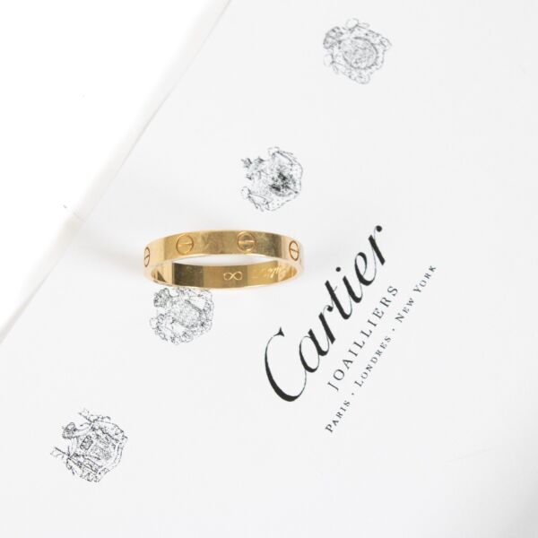 Cartier Yellow Gold LOVE Small Wedding Ring - Size 64