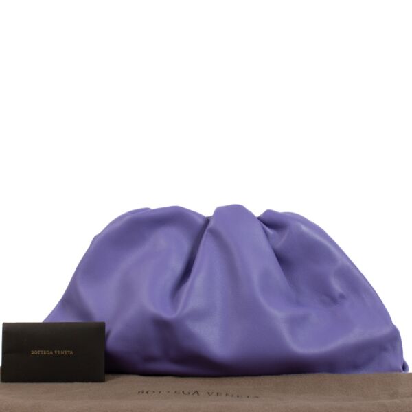 Bottega Veneta Purple Leather Pouch