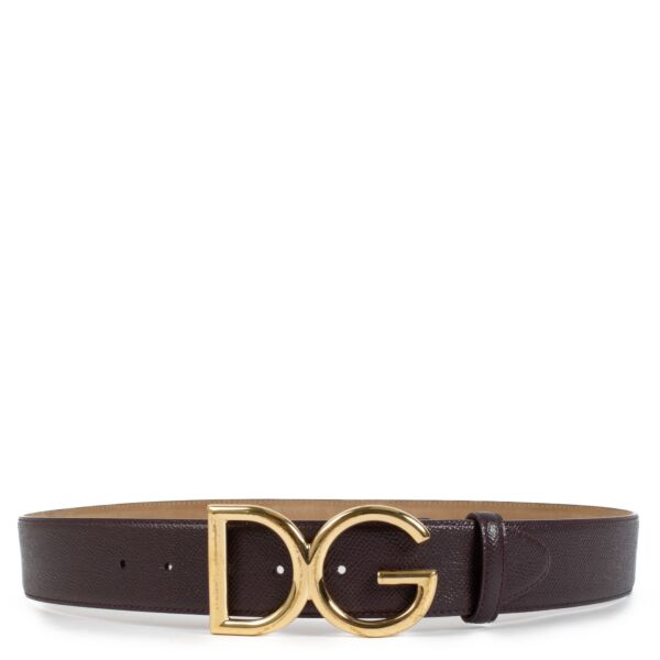 Dolce & Gabbana Purple Belt - size 95