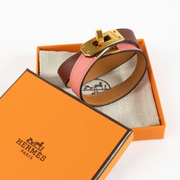 Hermes Bi-Color Kelly Double Tour Bracelet