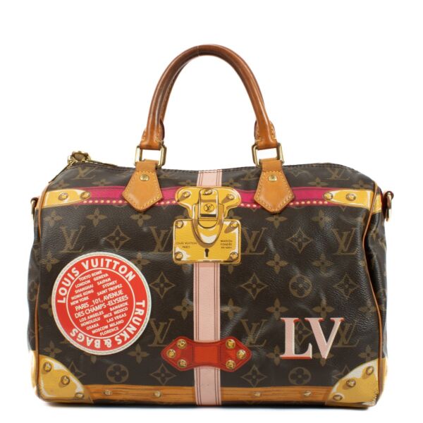 Louis Vuitton Monogram Summer Trunk Speedy 30
