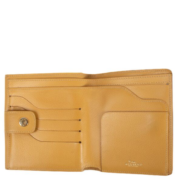 Delvaux Houblon Leather Compact Wallet