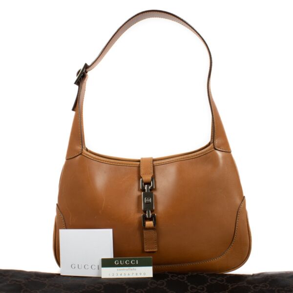 Gucci Camel Small Jackie Bag