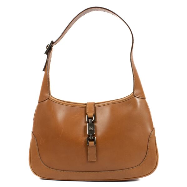 Authentic second hand Gucci Camel Small Jackie bag on Labellov.com 