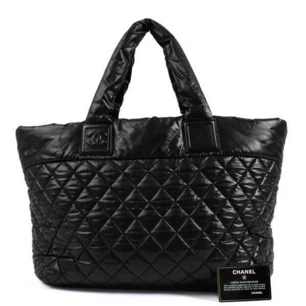 Chanel Black Coco Cocoon Tote Bag