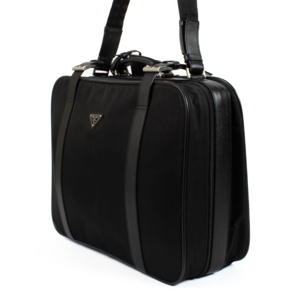 Prada Black Nylon Travel Bag