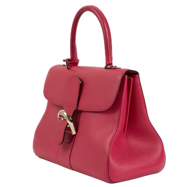 Delvaux Rose Indien Sellier Brillant MM Bag