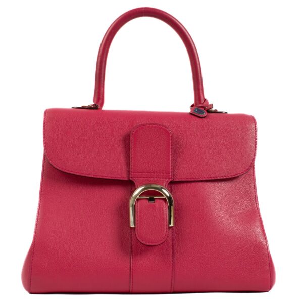 Delvaux Rose Indien Sellier Brillant MM Bag