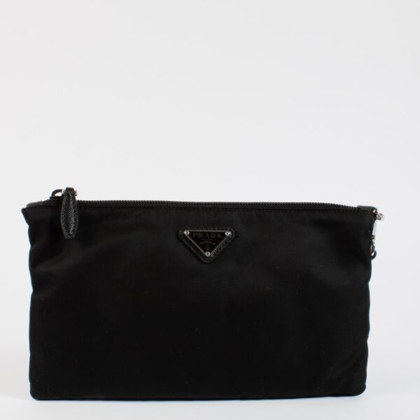 Shop 100% authentic second hand Prada Black Nylon Pouch on Labellov.com