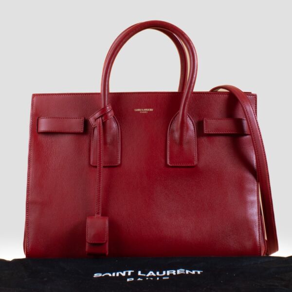 Saint Laurent Red Sac de Jour Small Bag