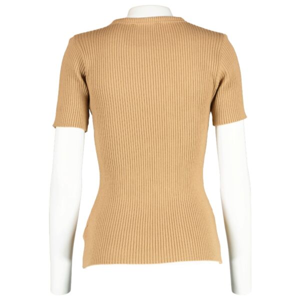 D&G Dolce & Gabbana Beige Knitted T-shirt
