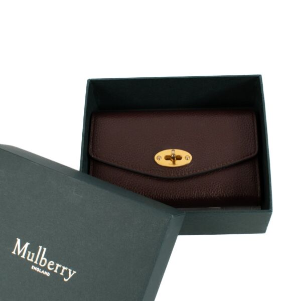 Mulberry Oxblood Medium Darley Wallet