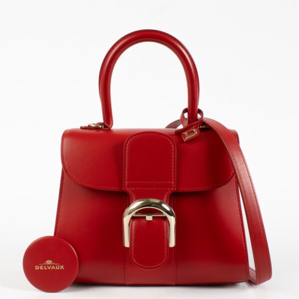 Delvaux Lipstick Box Calf Brillant Mini Bag