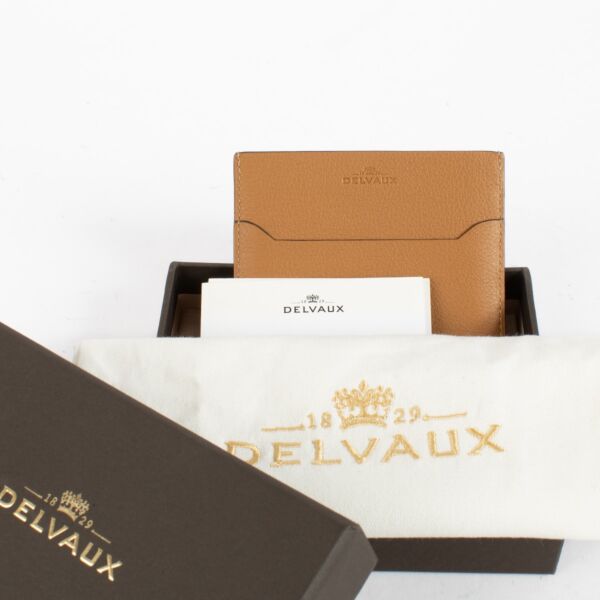 Delvaux Vegetal Sellier Côme Card Holder
