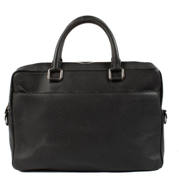 Authentic second hand Louis Vuitton Black Briefcase Top handle on Labellov.com 
