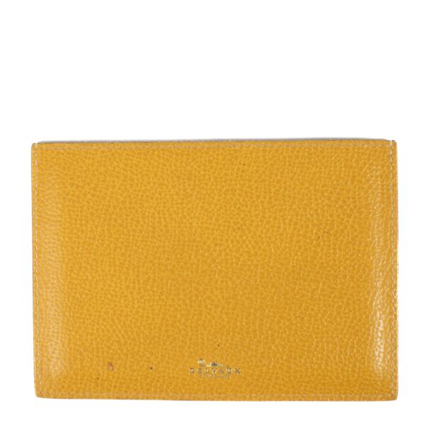 Delvaux Yellow Vintage Wallet