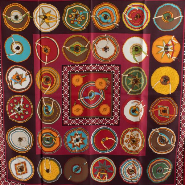 Hermès Belles du Mexique 90 Scarf